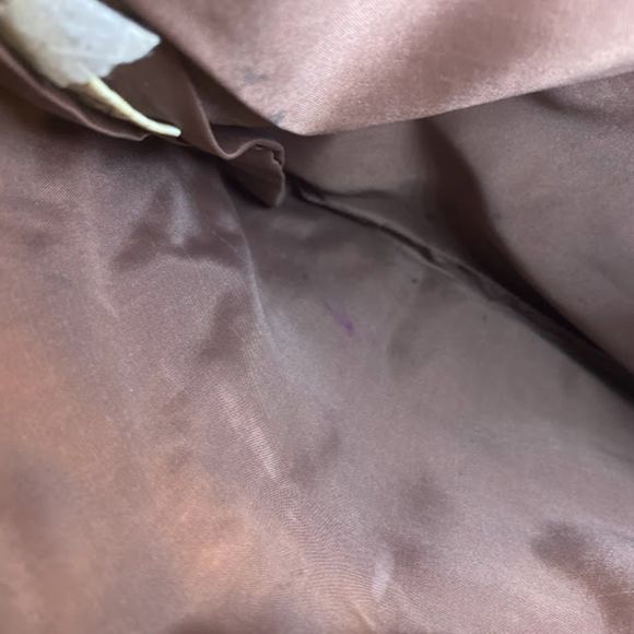 Bermans Burdgundy Genuine Leather Fold Clutch - Picture 7 of 8